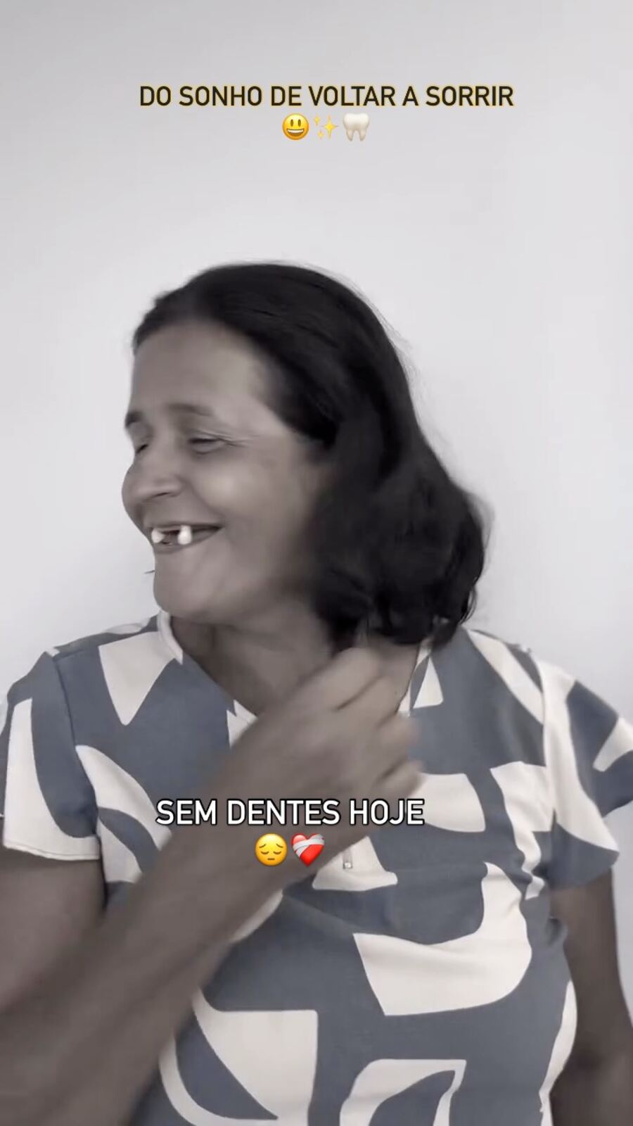 Paciente na clínica